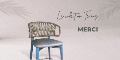 a chair with words of thanks