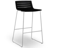 Skin Sled barstool - black