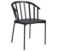 A black chair on a white background Create Alt Texts In Bulk For Wordpress